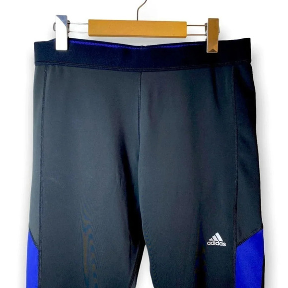 Adidas Techfit Climalite Medium Compression Black & Purple Leggings - Picture 3 of 9